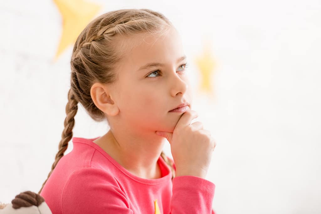 Girl thinking
